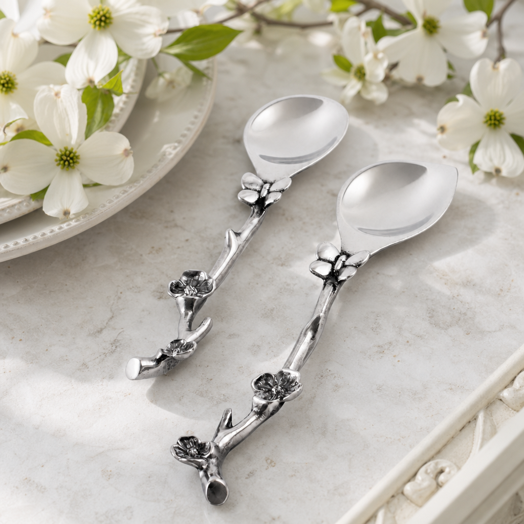 Arthur Court Dogwood Servers - Image 3