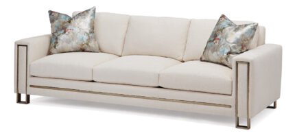 Massoud Moda Brass Sofa