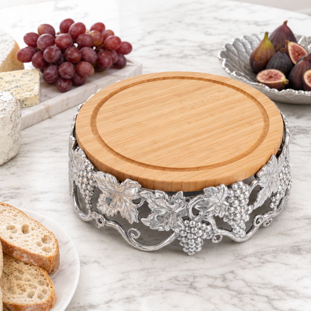 Arthur Court Grape Cheese Pedestal - Image 6