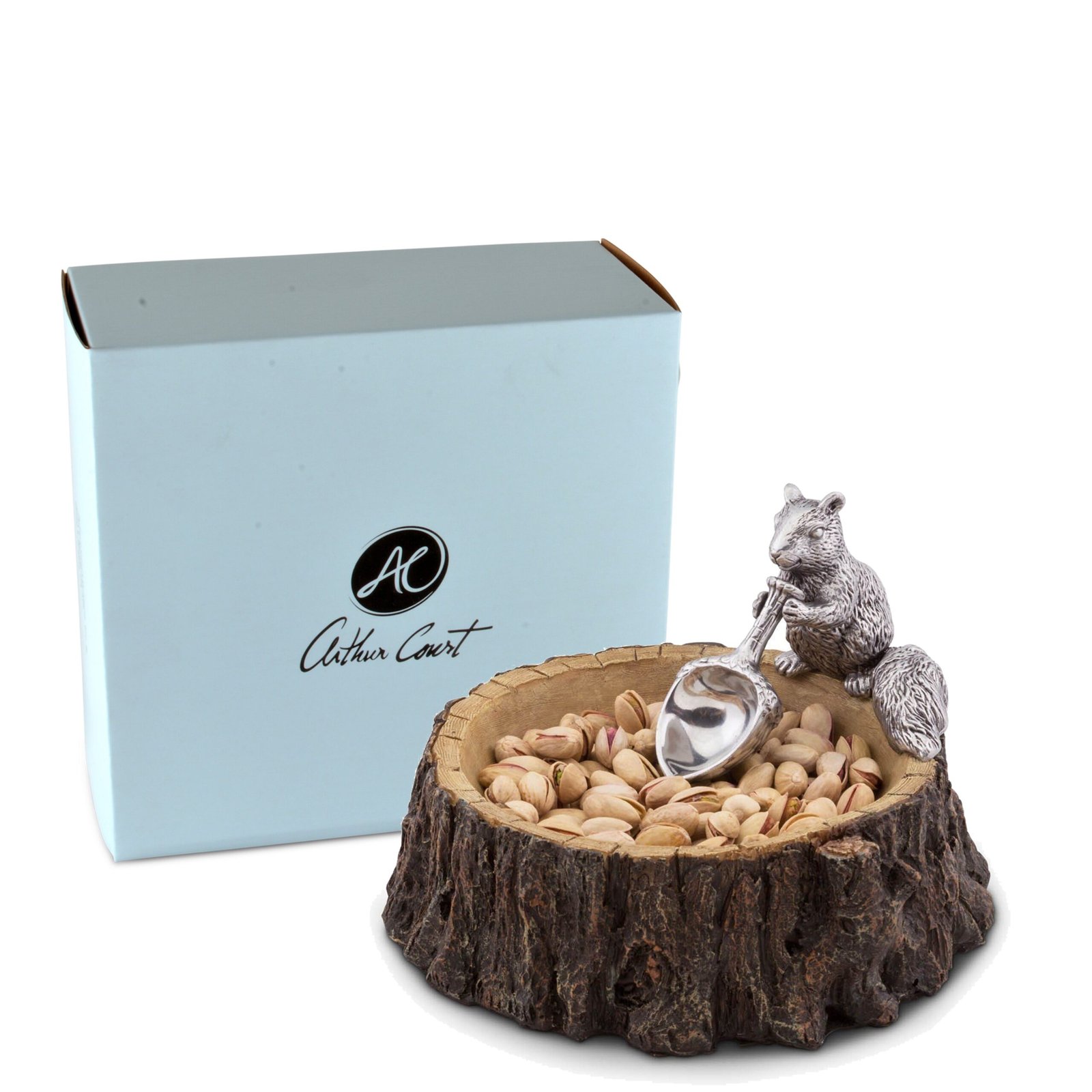 Arthur Court Standing Squirrel Nut Bowl - Image 8
