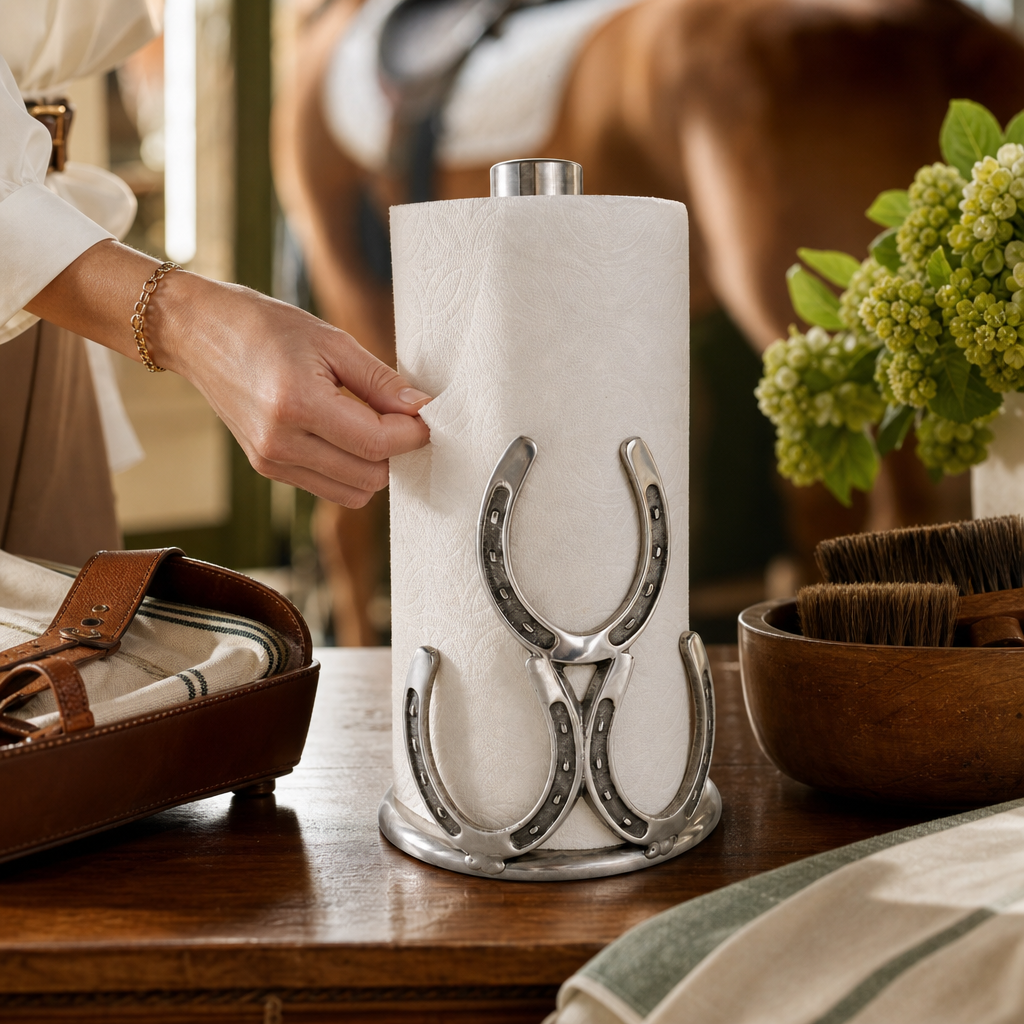 Arthur Court Horseshoe Towel Holder - Image 3