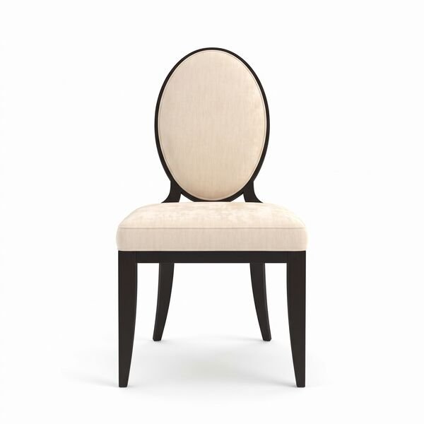 Boulevard Upholstered Side Chair – Raven Black