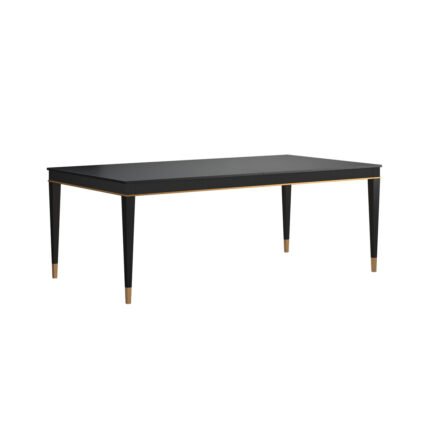 Boulevard Rectangular Dining Table – Raven Black