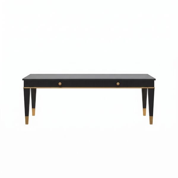 Boulevard Rectangular Cocktail Table – Raven Black