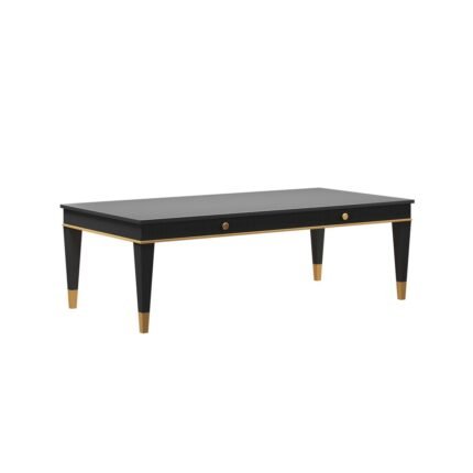 Boulevard Rectangular Cocktail Table – Raven Black