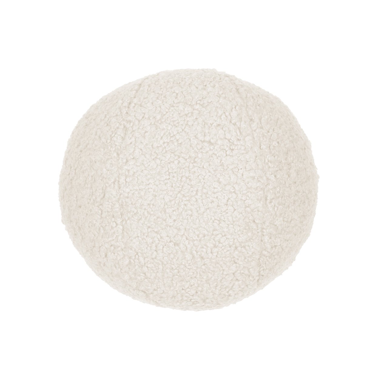 D.V. Kap Poodle Ball Decorative Pillow in Ivory