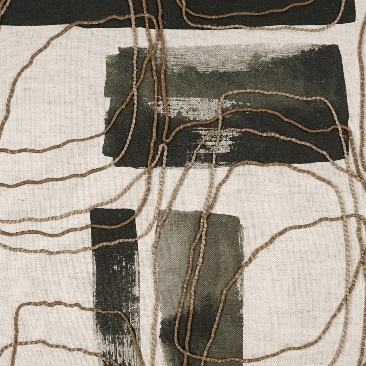 D.V. Kap Freeform Decorative Pillow in Ink detail