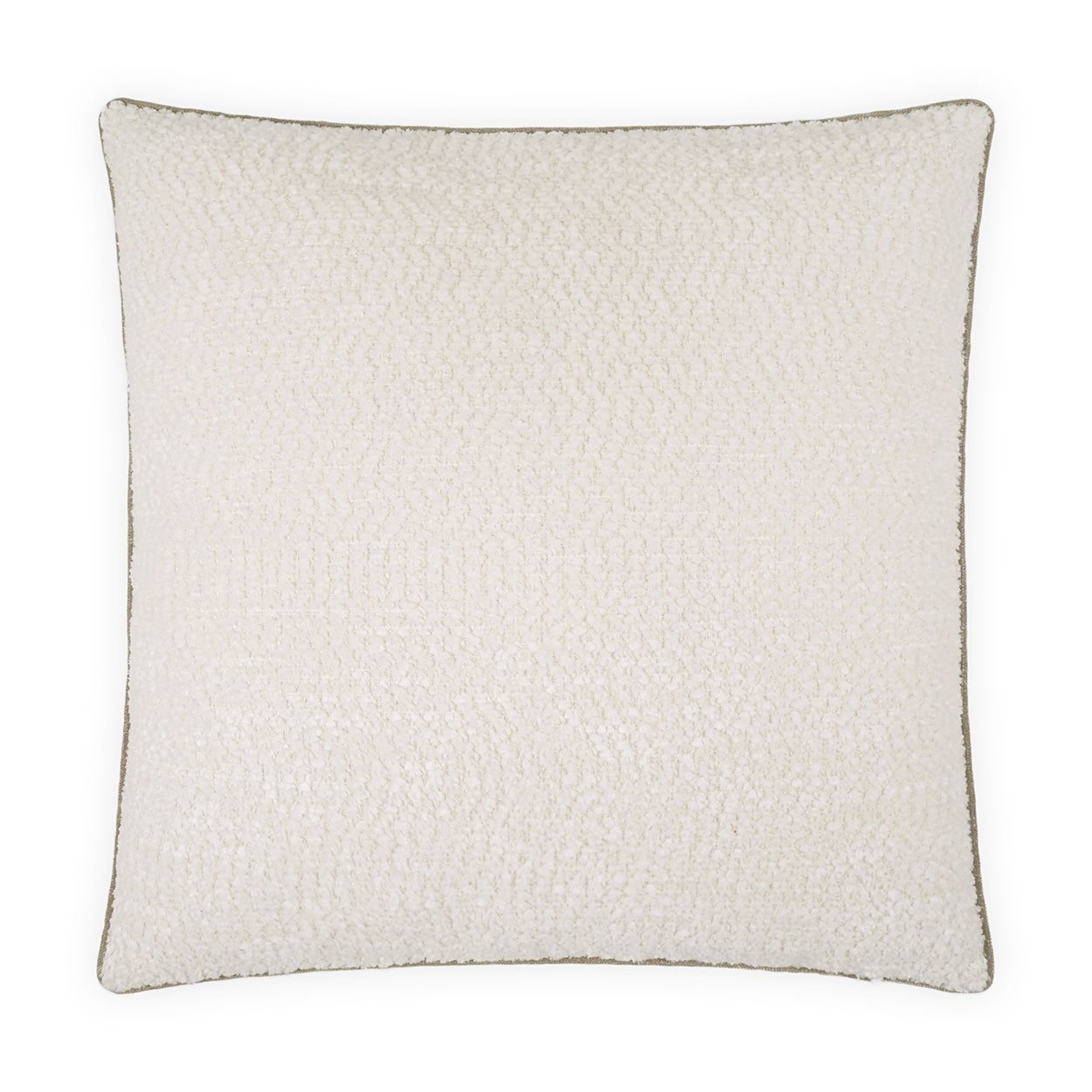 D.V. Kap Knubby Decorative Pillow in Ivory