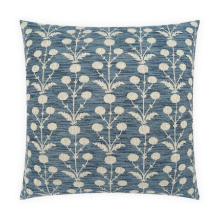 D.V. Kap Allium Decorative Pillow in Indigo