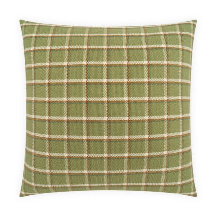 D.V. Kap Tattersall Decorative Pillow in Green