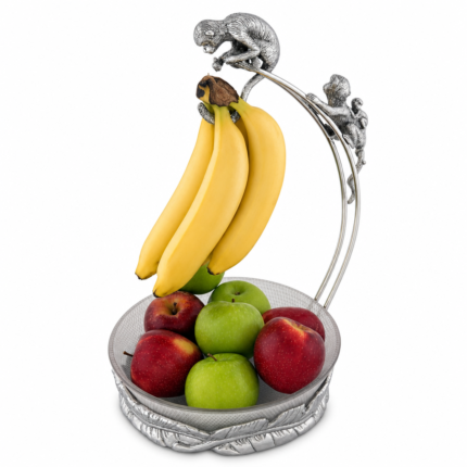 Arthur Court Monkey Banana Holder with Bowl