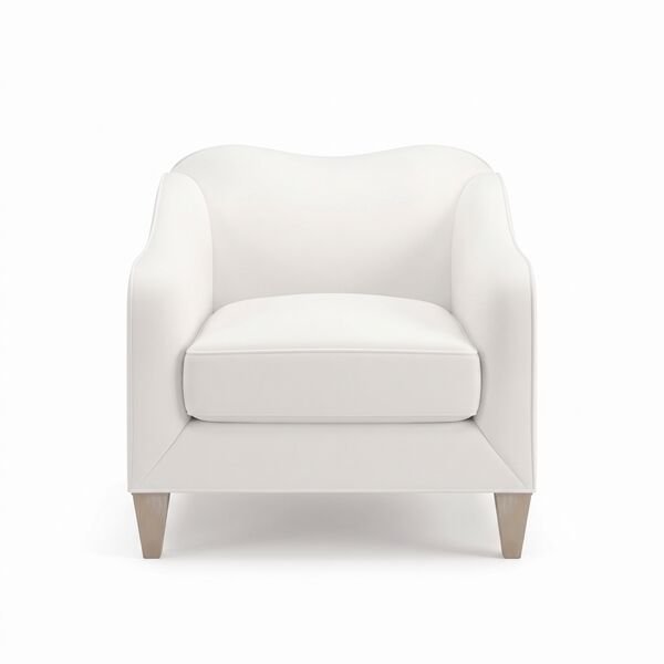 Jean Lounge Chair in Snow