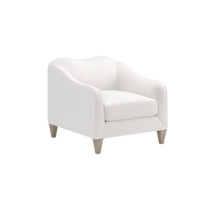 Jean Lounge Chair in Snow