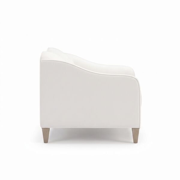 Jean Lounge Chair in Snow