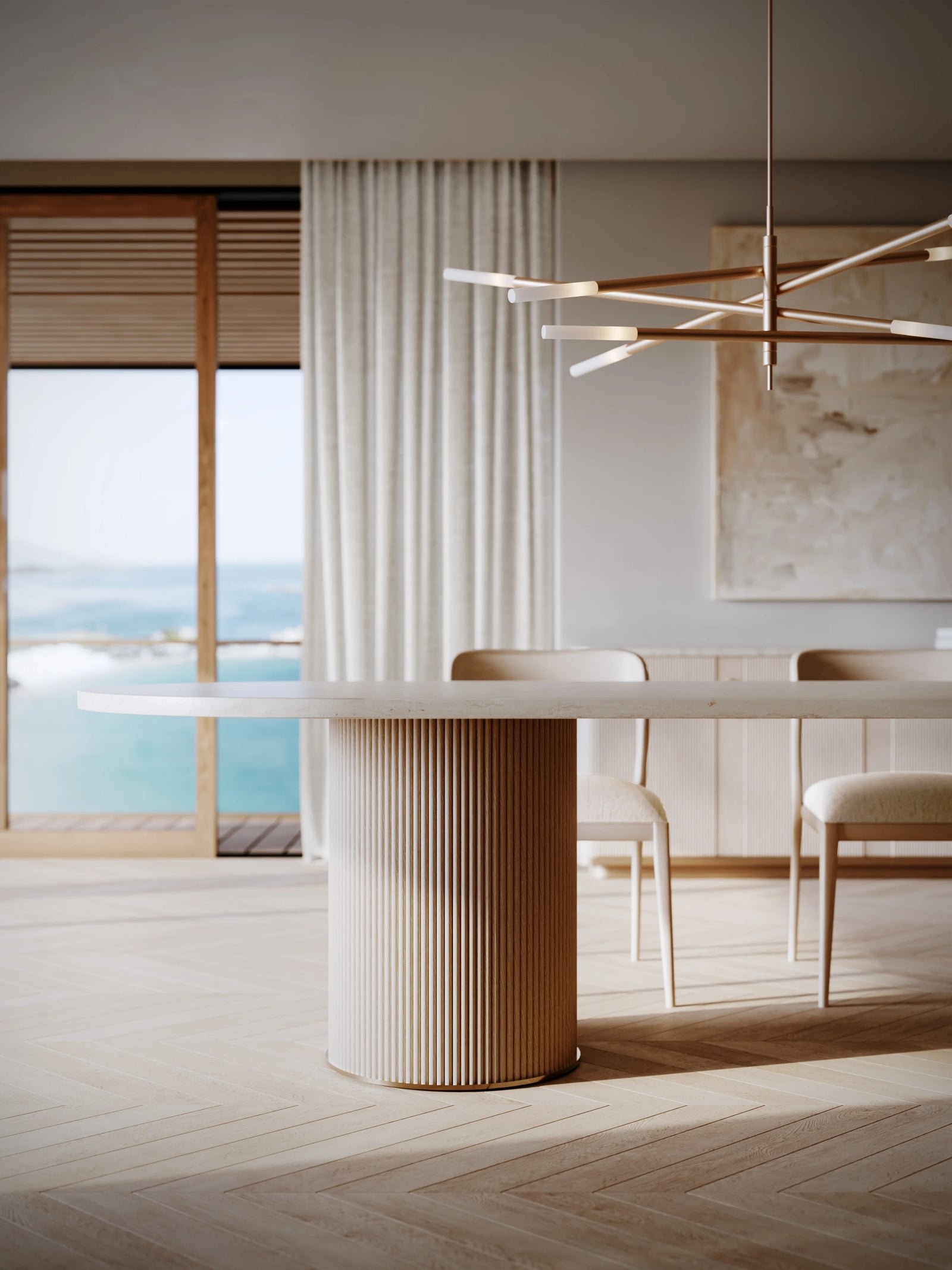 Caracole Rhythm Side Chair Ivory