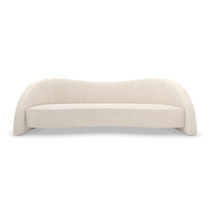 Caracole Movement Sofa-Ivory