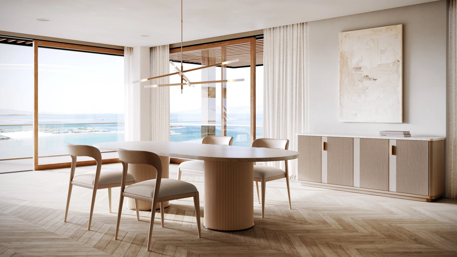 Caracole Rhythm Side Chair Ivory