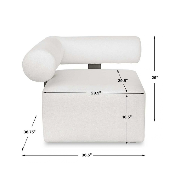 Uttermost Bolster Back Outdoor Sofa, Corner - Image 11