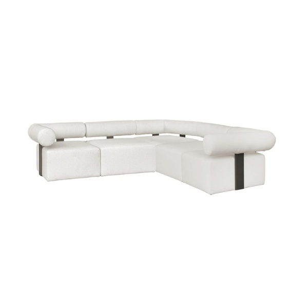 Uttermost Bolster Back Outdoor Sofa, Corner - Image 8