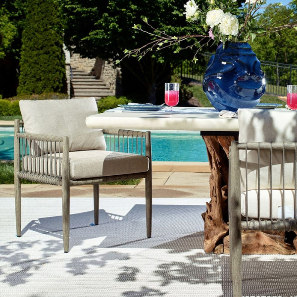 Uttermost Borneo Outdoor Dining Chair - Image 3