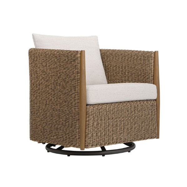Uttermost Cala Outdoor Swivel Rocking Chair - Image 3