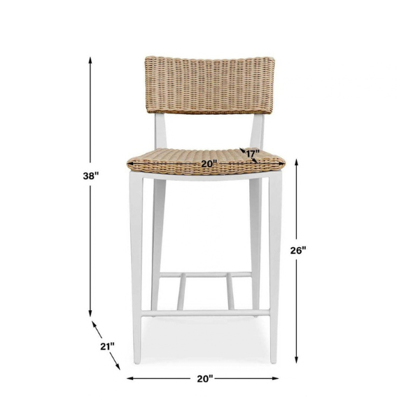 Uttermost Calbas Outdoor Counter Stool - Image 16