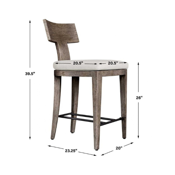 Uttermost Cellini Outdoor Counter Stool - Image 9
