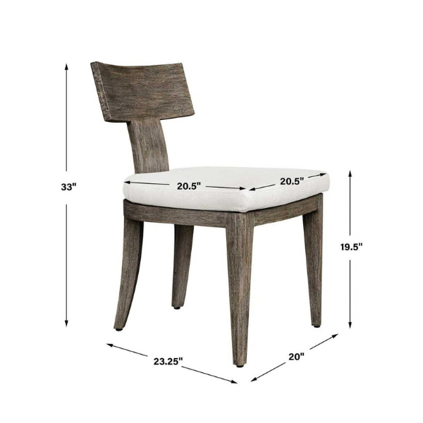Uttermost Cellini Outdoor Dining Chair, 2 Per Box, Priced Each - Image 10