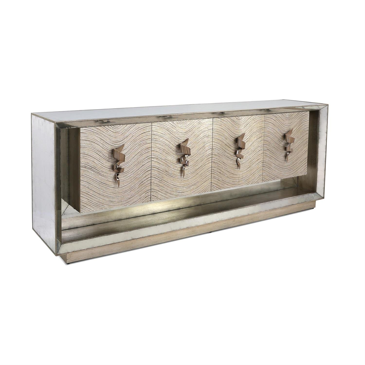 John-Richard Moon Shadow Four-Door Lighted Sideboard
