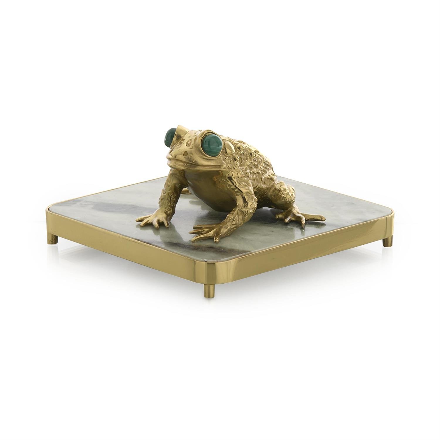 John Richard Brass Frog Napkin Holder