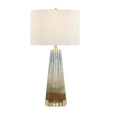 John Richard Overflow Table Lamp, Tapered