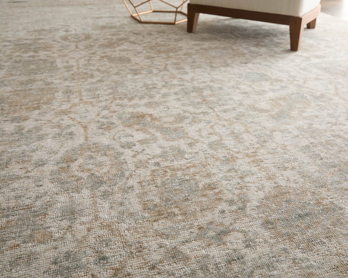 Feizy Loralai 8A64F Beige/Green Rug - view 2
