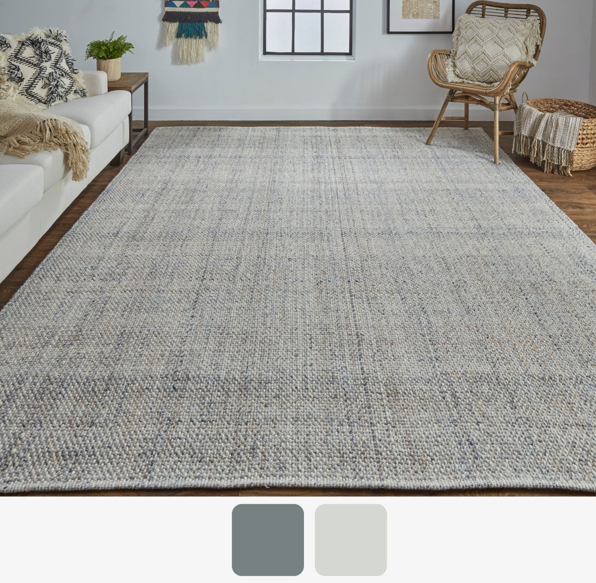 Feizy Naples 0751F Ivory/Gray Rug - view 5