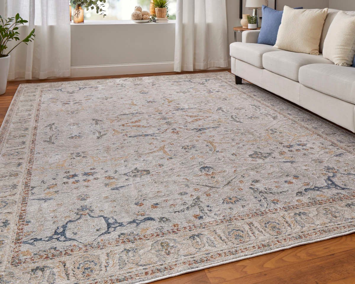 Feizy Pasha 39M4F Ivory/Multi Rug - view 3