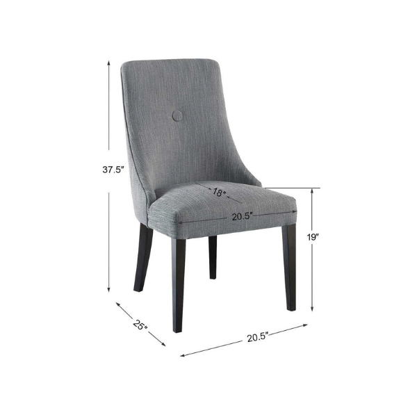 Uttermost Patamon Armless Chair, 2 Per Box, Priced Each - Image 6