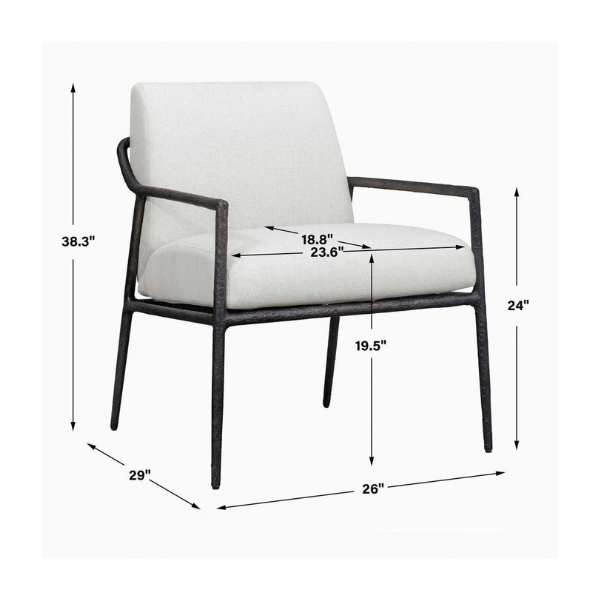 Uttermost Thayer Outdoor Lounge Chair - Image 11