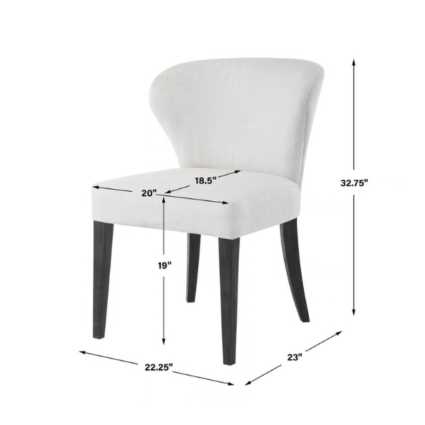 Uttermost Whisper Dining Chair, 2 Per Box, Priced Each - Image 8