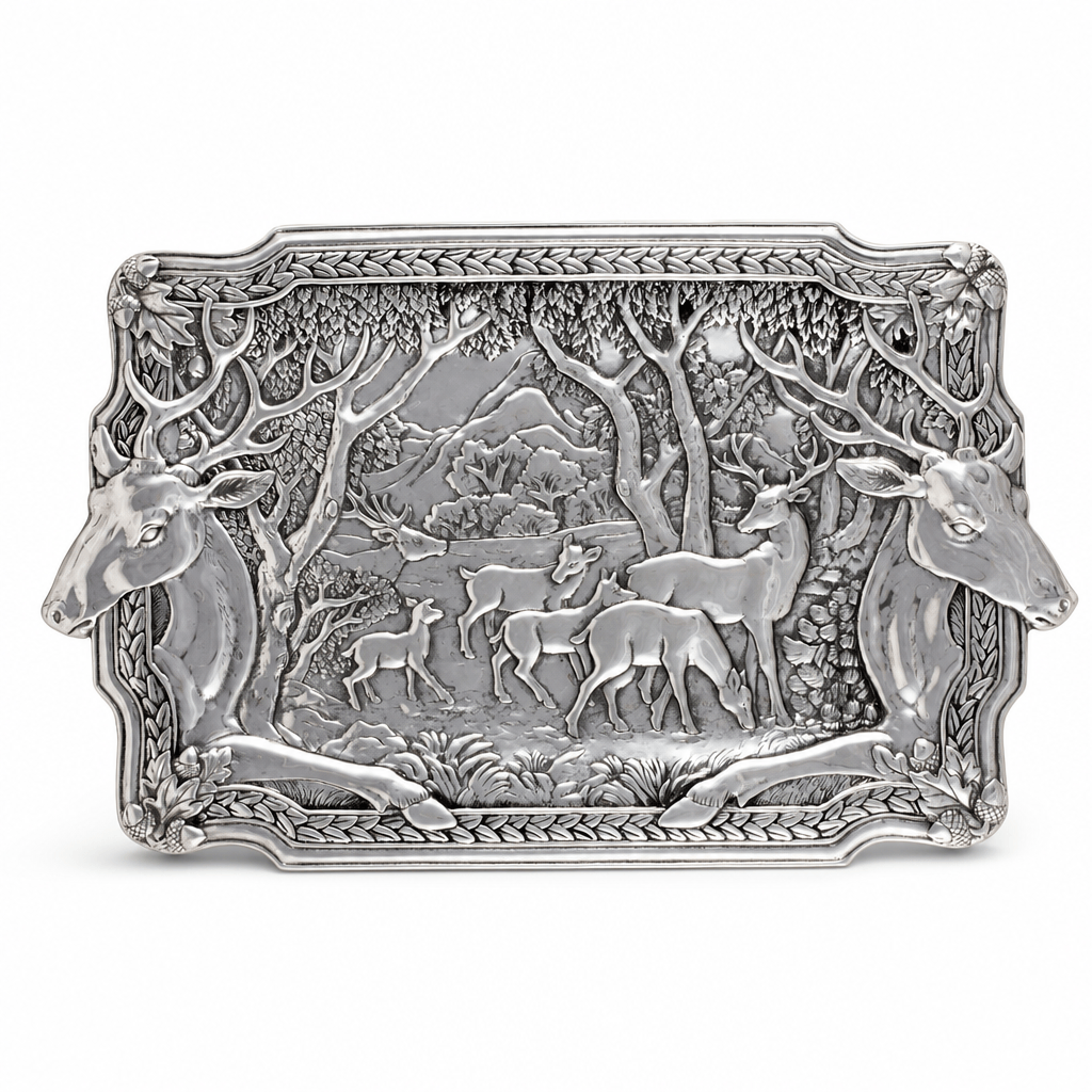 Arthur Court Elk Herd Oblong Tray
