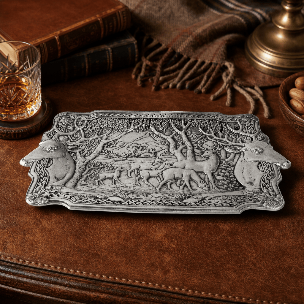 Arthur Court Elk Herd Oblong Tray - Image 3