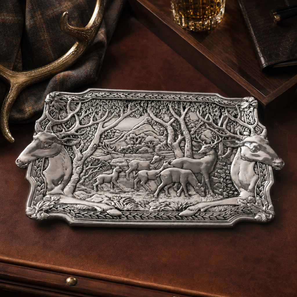 Arthur Court Elk Herd Oblong Tray - Image 5