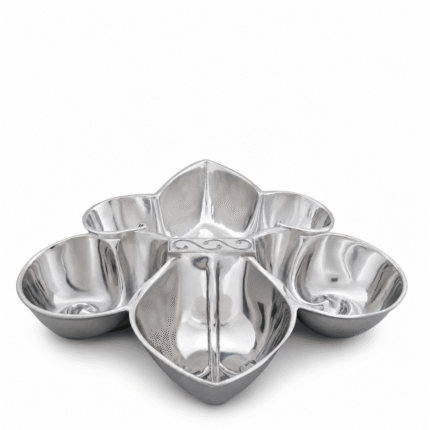 Arthur Court Fleur De Lis Serving Bowl 4 Compartment