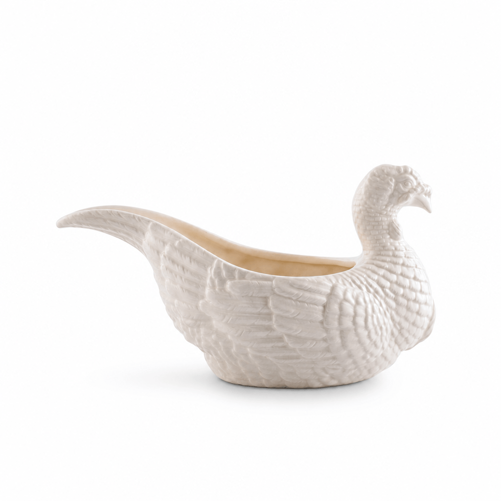 Arthur Court Stoneware Turkey Gravy Boat