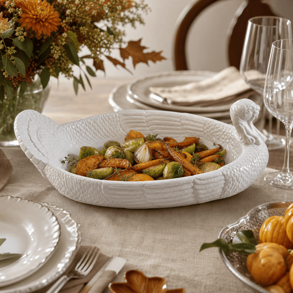 Arthur Court Stoneware Turkey Tray Large - Image 6