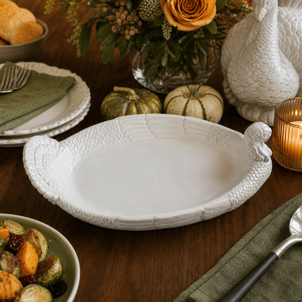 Arthur Court Stoneware Turkey Tray Small - Image 6