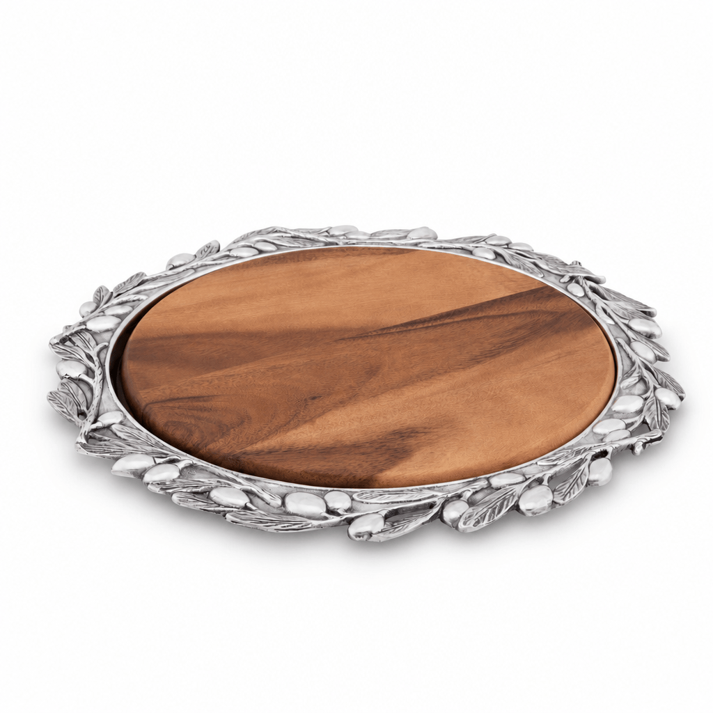 Arthur Court Olive Wood Cheese Set - Image 6