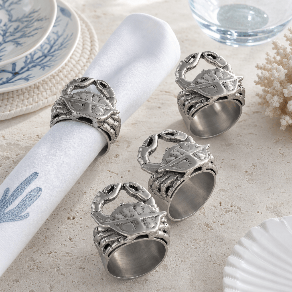 Arthur Court Crab Napkin Rings - set of 4 - Image 6
