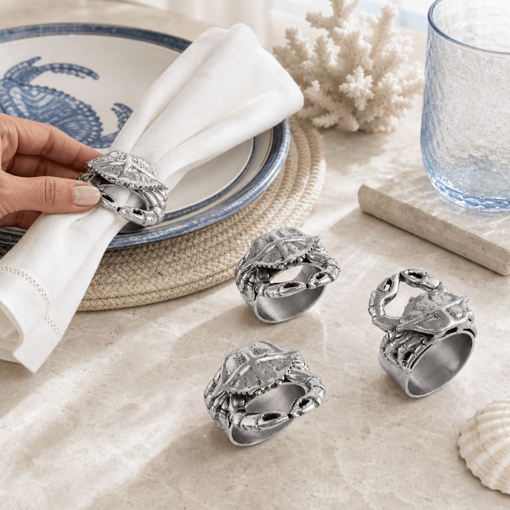 Arthur Court Crab Napkin Rings - set of 4 - Image 4