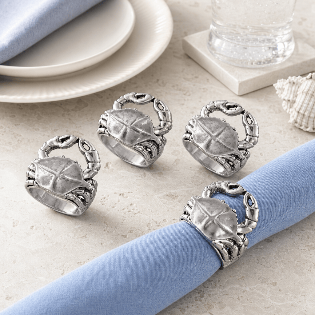 Arthur Court Crab Napkin Rings - set of 4 - Image 3