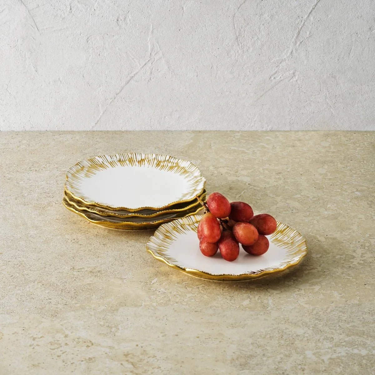 Michael Aram Anemone Tidbit Plate Set - Image 3