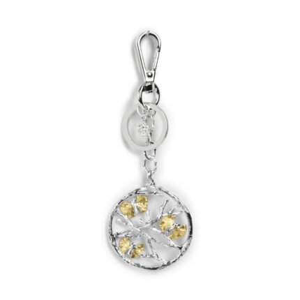 Michael Aram Butterfly Ginkgo Medallion Keychain